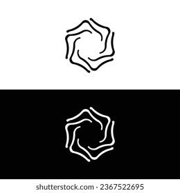 Circle vector logo template illustration	