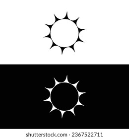 Circle vector logo template illustration	