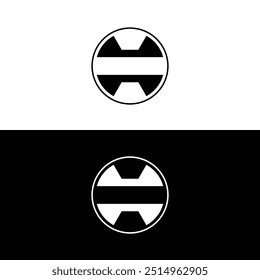 Circle vector logo template illustration .Circle icon logo design	