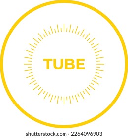 Circle, Vector, Logo, Tube, Yellow