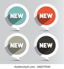 Circle Vector New Labels Set