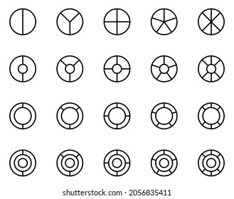 circle vector on white background.
