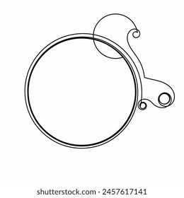 circle vector ornament shape for design