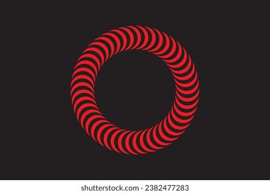 circle vector red design illustration