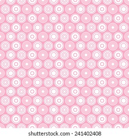 circle vector seamless pattern