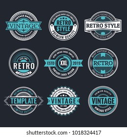 Retro Circle Logo Images Stock Photos Vectors Shutterstock