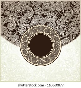 circle vintage template