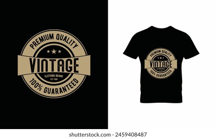 Circle vintage typography t-shirt design