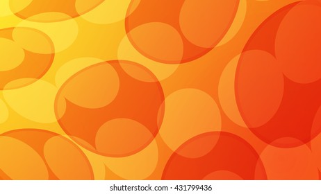 Circle warm color background abstract art vector  