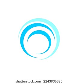 
Circle Water logo template icon vector design