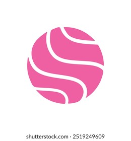 Circle Wave Logo Template Vector, Ocean simple and modern logo design. Company Logo 