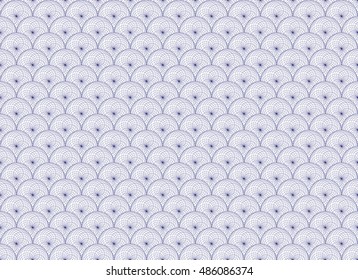 Circle Wave Vector Pattern Background Design