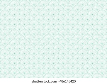 Circle Wave Vector Pattern Background Design