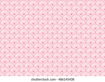 Circle Wave Vector Pattern Background Design