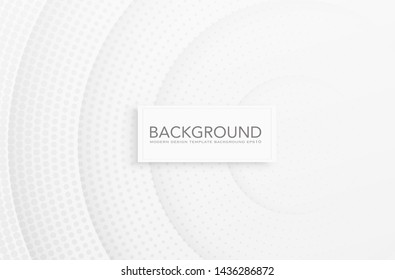 Circle white background Premium Vector