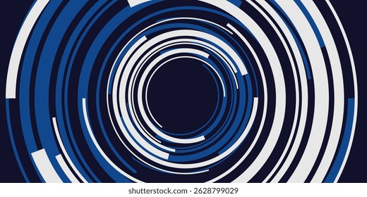 Circle white blue bright technology Hi-tech background. Abstract graphic digital future concept design. modern vector illustration.