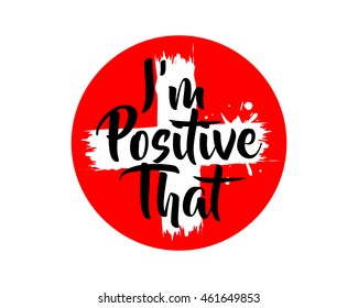 circle white plus positive typography typographic creative writing text image
