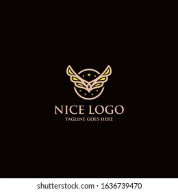 Circle wing vector Logo Inspiration