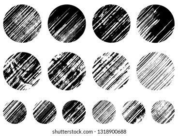 Circle written with brush