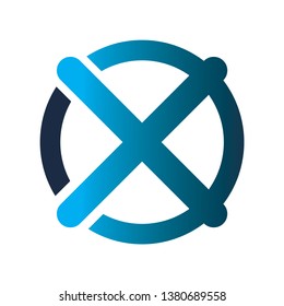 circle x logo