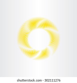 circle yellow sunshine vector abstract background symbol