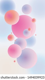 circle/balls abstract background design vector/illustration