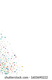 CirclemCarnaval Dot Pattern. Abstract Backdrop. Carnaval Color Illustration.