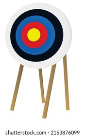 Circler target paper.  vector illustration