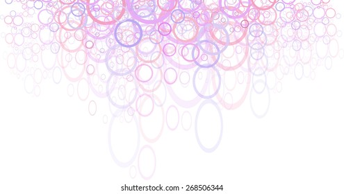 circles abstract background vector