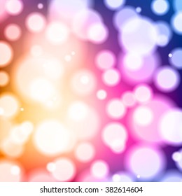 Circles, abstract light background for you design, vector design wallpaper, pink and yellow version