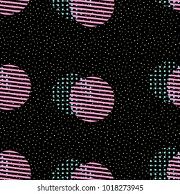 circles abstract seamless pattern background 
