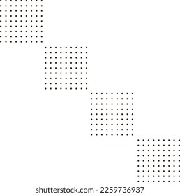 circles arranged into steps in a row