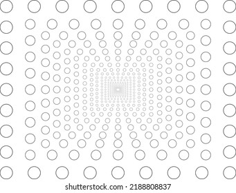 circles arranged on a white background