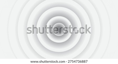 Circles background. Abstract circle design. 3D round papercut layer