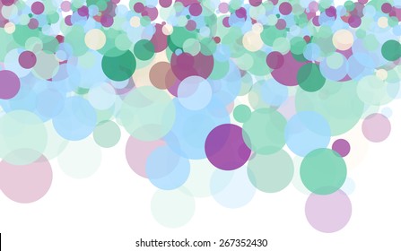 circles background abstract vector
