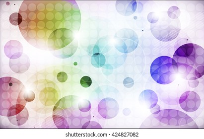 Circles background colorful