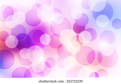Circles background decoration color