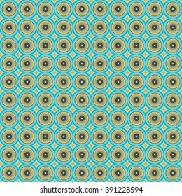 Circles blue and brown
