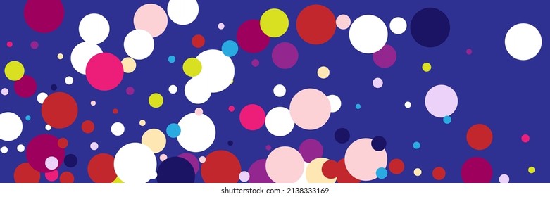 Circles Blue Green Violet Play Pattern. Pastel Indigo Color Bright Yellow Bordo Composition. Dark Multicolor Vibrant Rainbow Purple Background. Pink Children White Beige Kids Red Design Pic.