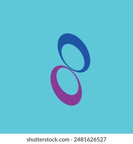 circles in blue and purple colors