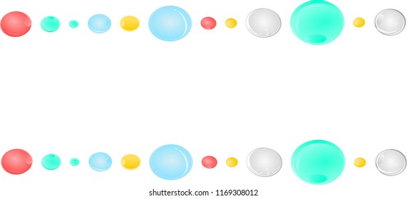 circles, bubbles, geometric shiny ball and abstract curves. Use the report cover or the background of the website or as a decorative object for business cards and text.