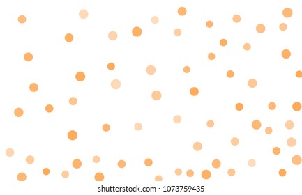 Circles confetti falling on transparent background. Round, dot vector background. Abstract colorful confetti flying in the air. Vector holiday illustration with circles confetti.