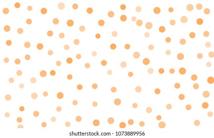 Circles confetti falling on transparent background. Round, dot vector background. Abstract colorful confetti flying in the air. Vector holiday illustration with circles confetti.