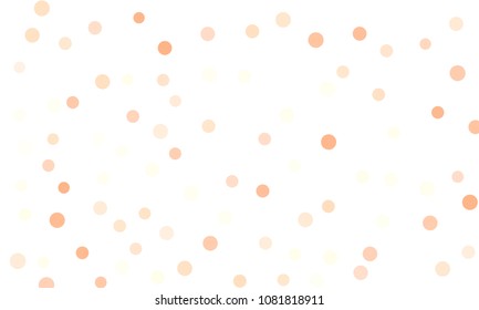 Circles confetti falling on transparent background. Round, dot vector background. Abstract colorful confetti flying in the air. Vector holiday illustration with circles confetti.