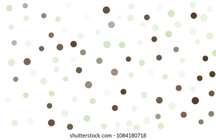 Circles confetti falling on transparent background. Round, dot vector background. Abstract colorful confetti flying in the air. Vector holiday illustration with circles confetti.