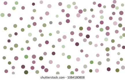 Circles confetti falling on transparent background. Round, dot vector background. Abstract colorful confetti flying in the air. Vector holiday illustration with circles confetti.