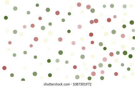 Circles confetti falling on transparent background. Round, dot vector background. Abstract colorful confetti flying in the air. Vector holiday illustration with circles confetti.