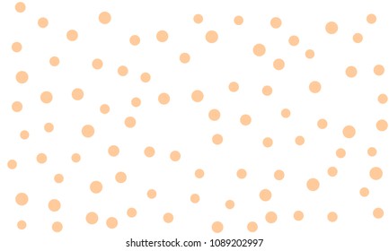Circles confetti falling on transparent background. Round, dot vector background. Abstract colorful confetti flying in the air. Vector holiday illustration with circles confetti.