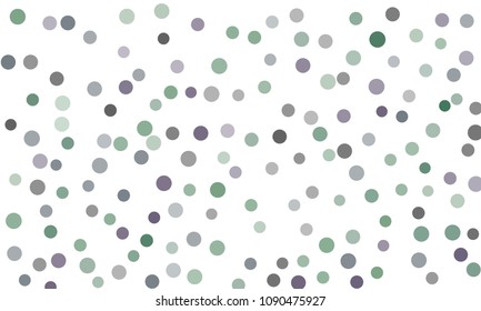 Circles confetti falling on transparent background. Round, dot vector background. Abstract colorful confetti flying in the air. Vector holiday illustration with circles confetti.