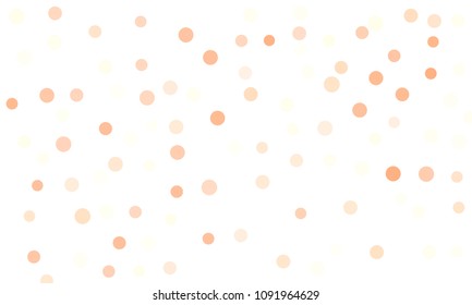 Circles confetti falling on transparent background. Round, dot vector background. Abstract colorful confetti flying in the air. Vector holiday illustration with circles confetti.